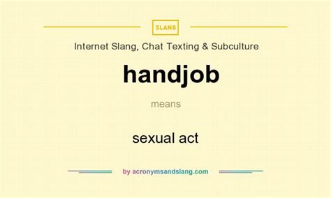 meaning of handjob|Handjob .